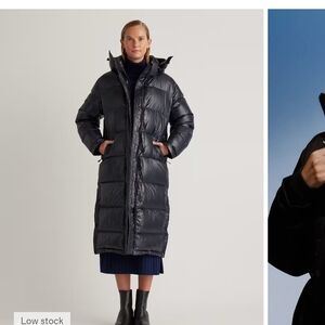 Quince Women's Black Puffer Coat